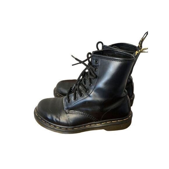 Dr Doc Martens Womens 7 Mens 6 Pascal Virginia 8-Eye Hipster Boot Black AirWair - Picture 10 of 11